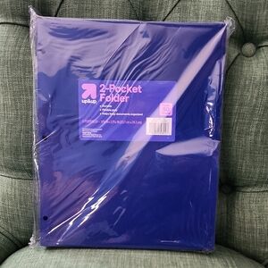 Pack of 24 Up & Up Blue 2-Pocket Folder